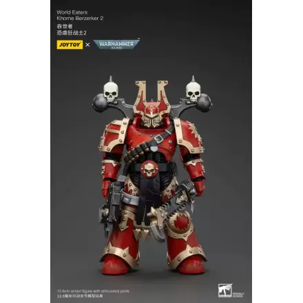 Warhammer 40k Actionfigur 1/18 World Eaters Khorne Berzerker 2 13 cm termékfotója