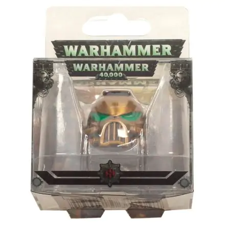 Warhammer 40K Metall-Schlüsselanhänger Space Marine MKVII Helmet Gold termékfotója