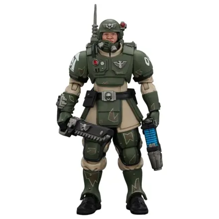 Warhammer Actionfigur Astra Militarum Kasrkin 1 mit Chainsword und Plasma Pistol Produktfoto