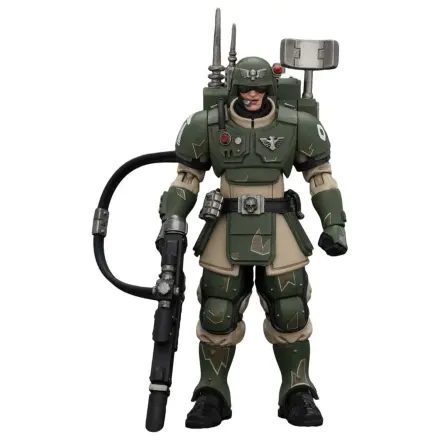Warhammer Action-Figur Astra Militarum Kasrkin 3 mit Hot-shot Lasgun und Vox-caster Produktfoto