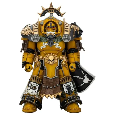 Warhammer Imperial Fists Actionfigur Legion Praetor in Tartaros Terminator Armour mit Power Sword und Vigil Storm Shield 14 cm Produktfoto