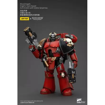 Warhammer The Horus Heresy Actionfigur 1/18 Blood Angels Angel's Tears Squad Arch-Erelim with Volkite Serpentas 12 cm termékfotója