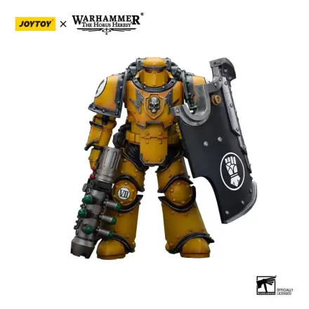 Warhammer The Horus Heresy Actionfigur 1/18 Imperial Fists Legion MkIII Breacher Squad Legion Breacher with Graviton Gun 12 cm Produktfoto