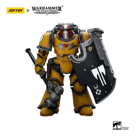 Warhammer The Horus Heresy Actionfigur 1/18 Imperial Fists Legion MkIII Breacher Squad Sergeant with Thunder Hammer 12 cm Produktfoto