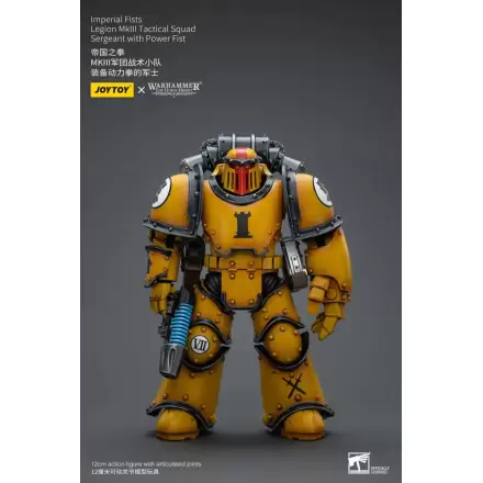 Warhammer The Horus Heresy Actionfigur 1/18 Imperial Fists Legion MkIII Tactical Squad Sergeant with Power Fist 12 cm termékfotója
