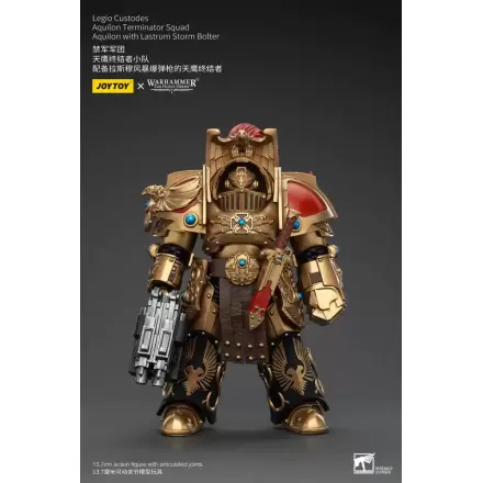 Warhammer The Horus Heresy Actionfigur 1/18 Legio Custodes Aquilon Terminator Squad Aquilon with Lastrum Storm Bolter 14 cm termékfotója