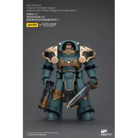 Warhammer The Horus Heresy Actionfigur 1/18 Tartaros Terminator Squad Sergeant With Volkite Charger And Power Sword 12 cm termékfotója