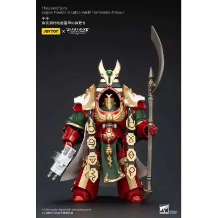 Warhammer The Horus Heresy Actionfigur 1/18 Thousand sons Legion Praetor in Cataphractii Terminator Armour 12 cm termékfotója