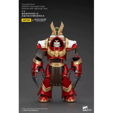 Warhammer The Horus Heresy Actionfigur 1/18 Thousand Sons Sekhmet Terminator Cabal Sekhmet with Lightning Claws 14 cm termékfotója