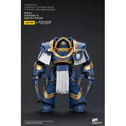 Warhammer The Horus Heresy Actionfigur 1/18 Ultramarines Cataphractii Terminator Squad Terminator with Lightning Claws 14 cm termékfotója