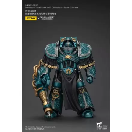 Warhammer The Horus Heresy Action Figure Alpha Legion Lernaean Terminator mit Conversion Beam Cannon 20 cm Produktfoto