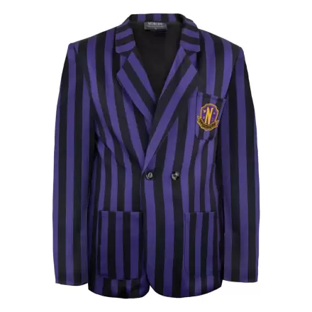 Wednesday Jacke Nevermore Academy Purple Striped Blazer termékfotója