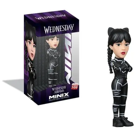 Wednesday Wednesday Addams als Katzen Figur Minix 12 cm Produktfoto