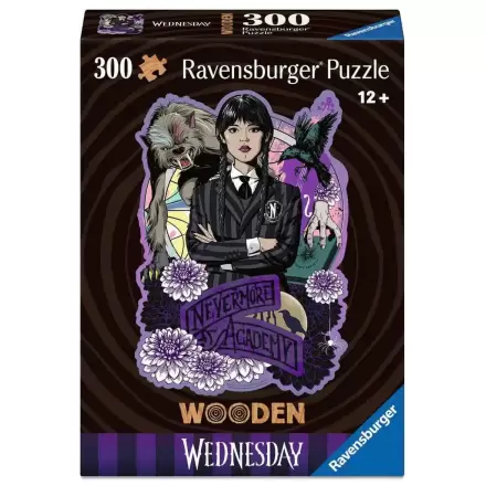 Wednesday HOLZ Puzzle Wednesday Addams (300 Teile) Produktfoto