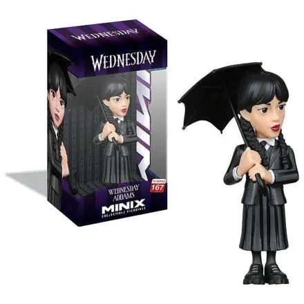 Wednesday Wednesday Addams mit Regenschirm Figur Minix 12 cm Produktfoto