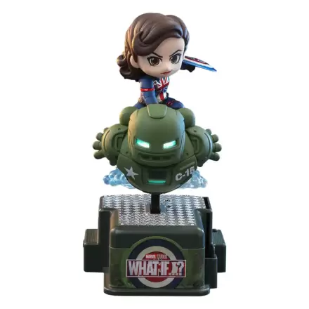 What If...? CosRider Minifigur mit Sound und Leuchtfunktion Captain Carter 14 cm Produktfoto