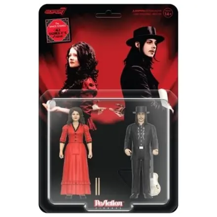 White Stripes ReAction Actionfiguren 2er-Pack Welle 01 The White Stripes (Get Behind Me Satan) 10 cm Produktfoto