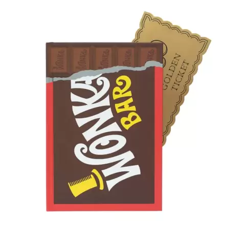Willy Wonka Wonka Bar A5 Notizbuch Produktfoto