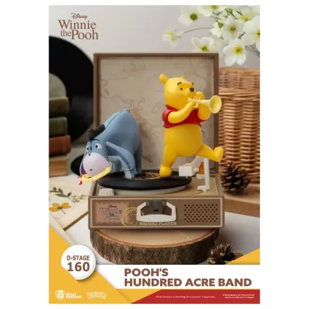 Winnie the Pooh Plattenspieler Serie PVC Figur Pooh's Hundred Acre Band 12 cm Produktfoto