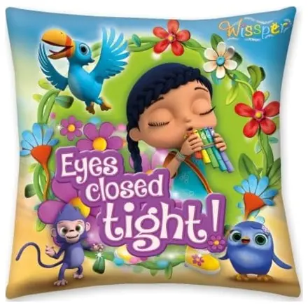 Wissper Kissen Eyes Closed tight! 40 x 40 cm Produktfoto