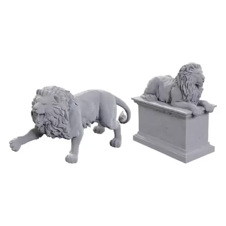 WizKids Deep Cuts Miniatures Miniaturen unbemalt 2er-Pack Stone Lion termékfotója