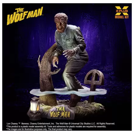Wolf Man Plastik Modellbausatz 1/8 Lon Chaney Jr. as Wolf Man 22 cm Produktfoto