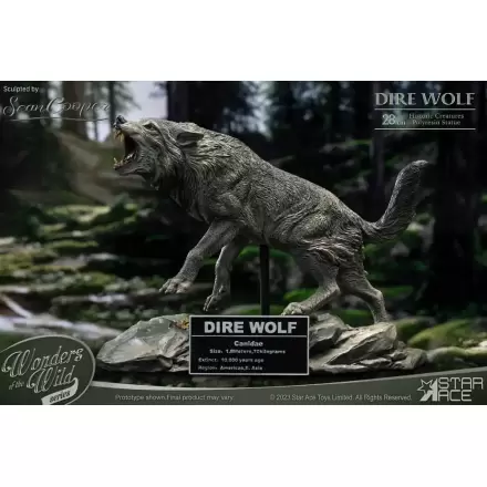 Wonders of the Wild Series Statue Dire Wolf 28 cm termékfotója