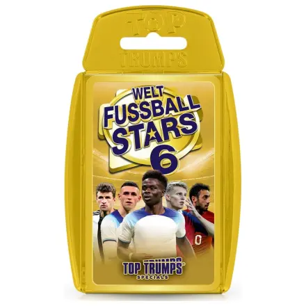 World Football Stars 6 Karten-Spiel Top Trumps *German Version* Produktfoto