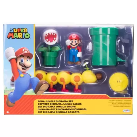 World of Nintendo Super Mario Diorama Spielset Soda Jungle 6 cm termékfotója