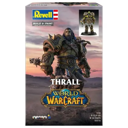 World of Warcraft Modellbausatz Geschenkset 1/16 The Orc Thrall 13 cm Produktfoto