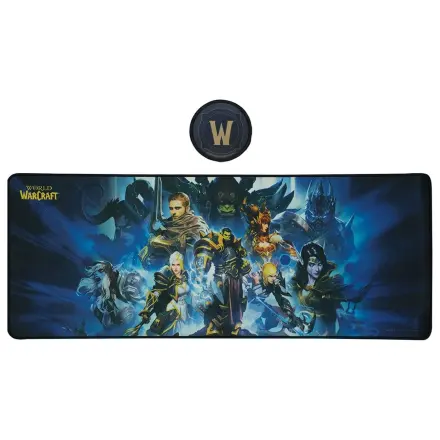 World of Warcraft Schreibtischunterlage & Untersetzer Set Produktfoto