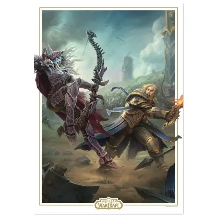 World of Warcraft Sylvanas vs Anduin Kunstdruck Limitierte Auflage Produktfoto