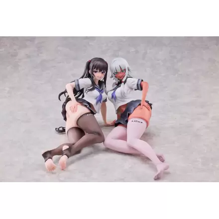 World Where the Thickness of a Girl's Thighs is Equal to Her Social Status Statuen 1/5 Raura Aiza & Iroha Shishikura 14 cm termékfotója