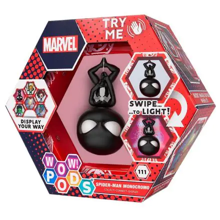 WOW! POD Marvel Spiderman Monochrome led Figur termékfotója