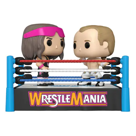WWE POP Moment! Vinyl Figuren 2er-Pack Bret Hart vs Shawn Michaels 9 cm Produktfoto