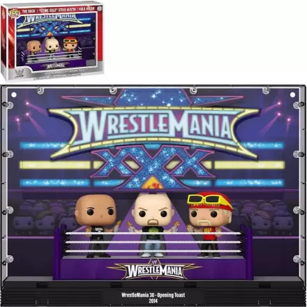 WWE Funko POP Moments Deluxe Vinyl Figuren 3er-Pack Wrestlemania 30 Opening Toast termékfotója