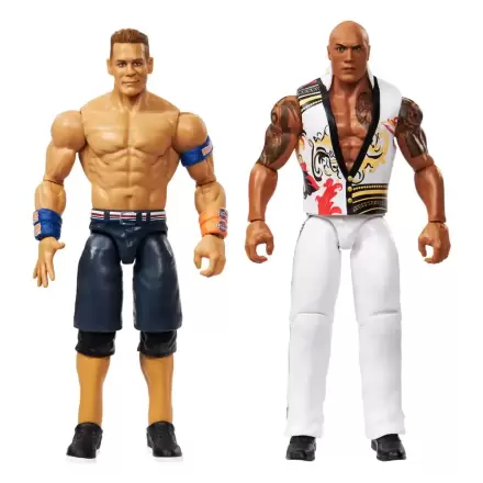 WWE Main Event Showdown Actionfiguren The Rock Final Boss vs John Cena 2er-Pack 15 cm Produktfoto