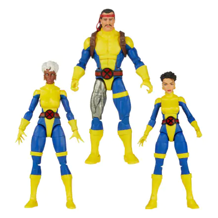 X-Men 60th Anniversary Marvel Legends Action Figur 3-Pack Storm, Marvel's Forge, Jubilee 15 cm Produktfoto