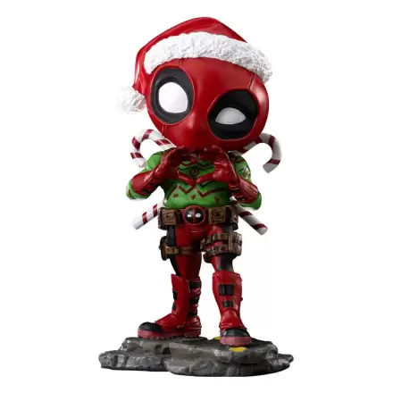 X-Men Mini Co. PVC Figur Deadpool Christmas Version 15 cm termékfotója