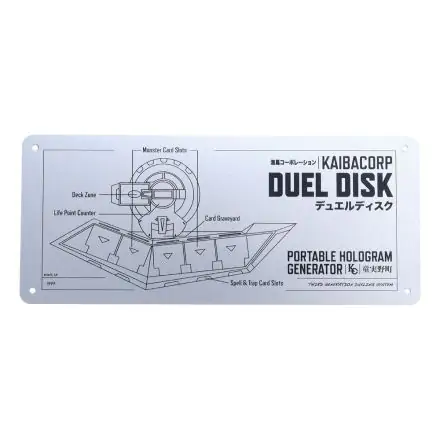 Yu-Gi-Oh! Blechschild Duel Disk Schematic termékfotója