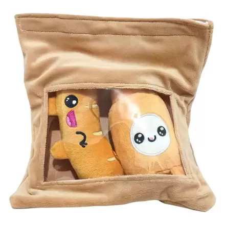 Yummis Together Plüschfiguren 2er Pack Sausage & Mustard in Take Away Bag 21 cm Produktfoto