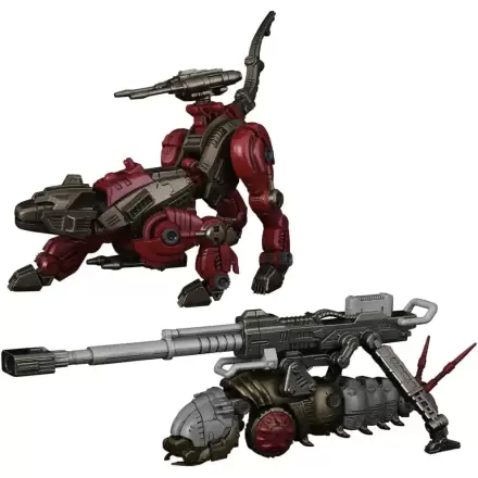 Zoids Kunststoffmodellbausätze Doppelpack 1/100 RMZ-010 Canoly Molga & Hell Cat Basiswachen Sets 20 cm Produktfoto