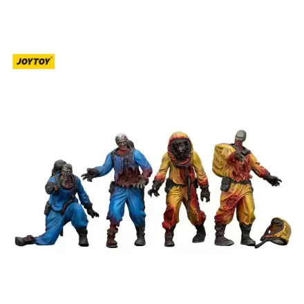 Zombie Dark Source Action Figuren 4er-Pack Biochemical Lab Team 8 cm Produktfoto