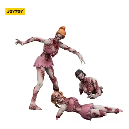 Zombie Dark Source Actionfiguren 3er-Pack Cheer Leader 8 cm Produktfoto