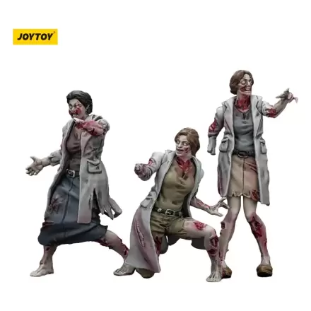 Zombie Dark Source Actionfiguren 3er-Pack Sanitäter 8 cm Produktfoto