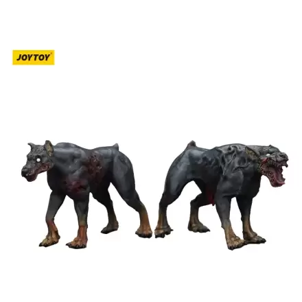 Zombie Dark Source Actionfiguren 2er-Pack Polizeihunde 8 cm Produktfoto