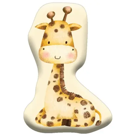 Giraffe Yellow geformtes Kissen, dekoratives Kissen Produktfoto